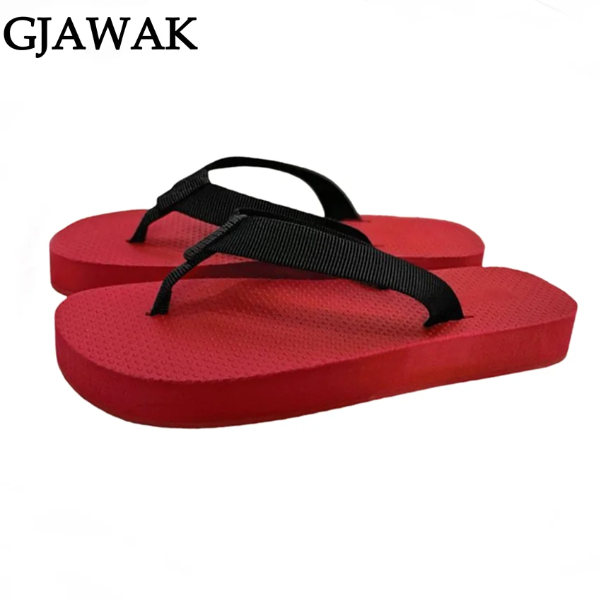 Hot Sale Summer FlipFlops Platform Flat Slippers For WomenThick Red Sole Mules Casual Beach Slides Flats Casual Shoes For Women