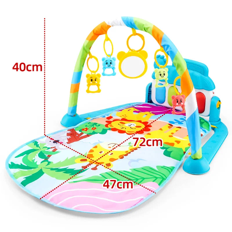 New Baby Activity Fitness Gym Rack 0-1 Year Old Newborn Educational Music Pedal Piano Toddler Toy Gift Mother and Child Supplies