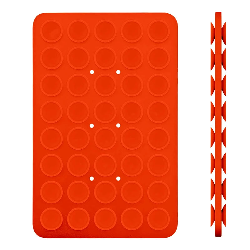 Double Side Silicone Suction Pad for Mobile Phone Fixture Suction Cup Adhesive Silicone Rubber Sucker Pad for Fixed Pad