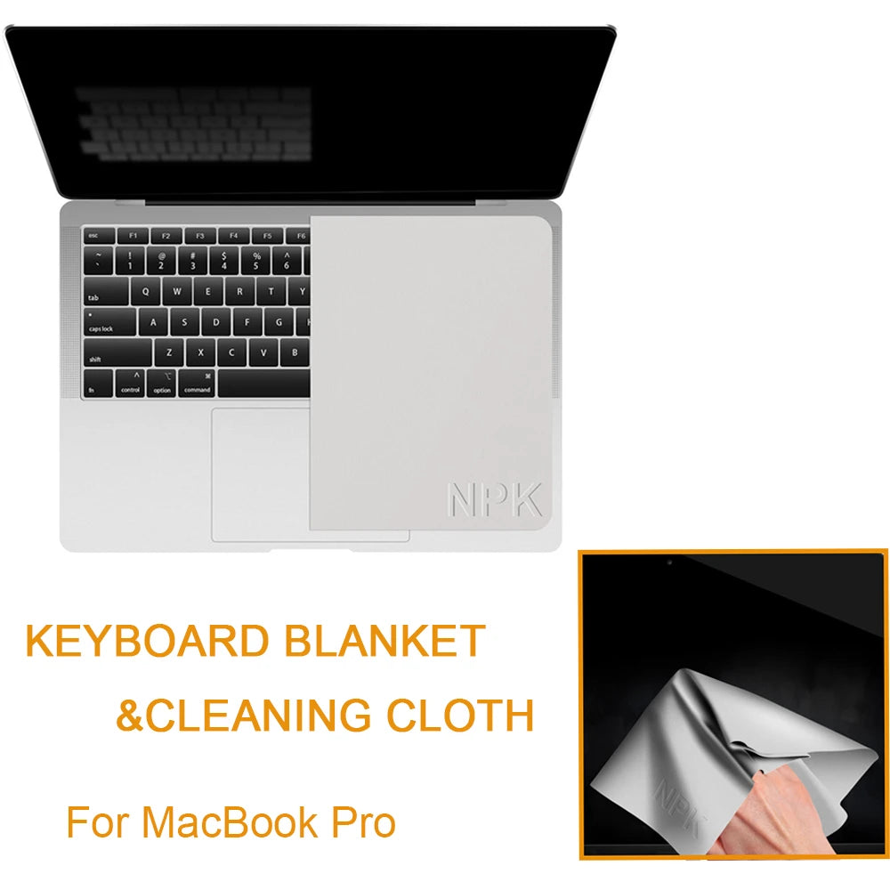 Notebook Palm Screen Cleaner Microfiber Protective Film Keyboard Blanket Cover Cleaning Cloth For MacBook Pro 13/15/16 Inch