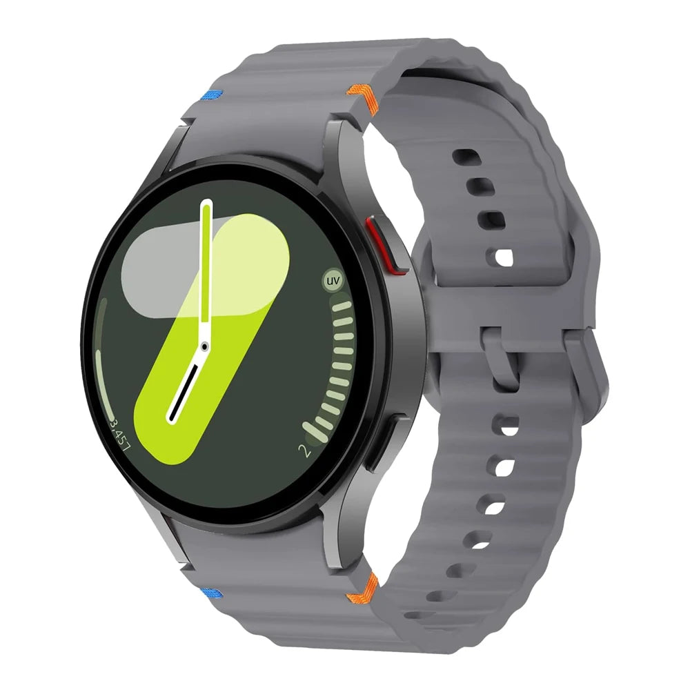 Original Sport Straps for Samsung Galaxy watch 4/5 Pro/6/7/6 classic 44mm 40mm 45 Silicone bracelet correa Galaxy watch 7 Band