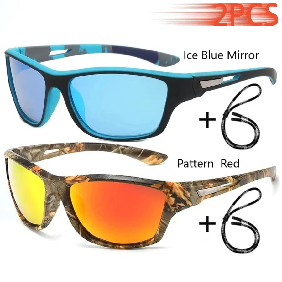 Fashion Sports Sunglasses With Chain Men Women Brand Designer Retro Sun Glasses Cycling Climbing Fishing Eyewear