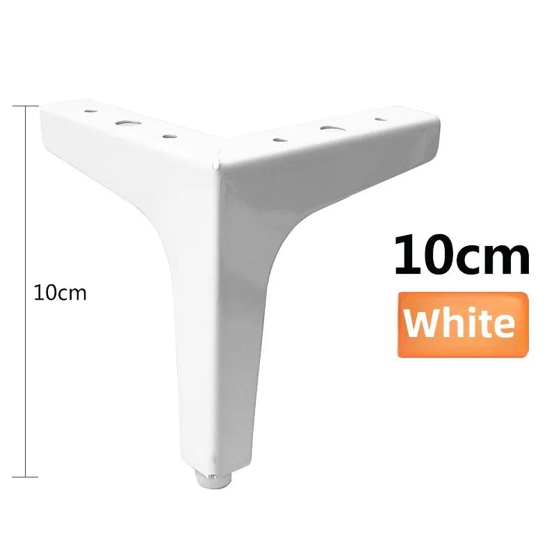 4pcs Modern furniture legs metal gold Black Iron Sofa Feet for Table Bed Chair Desk Dresser Cabinet support Furniture Hardware
