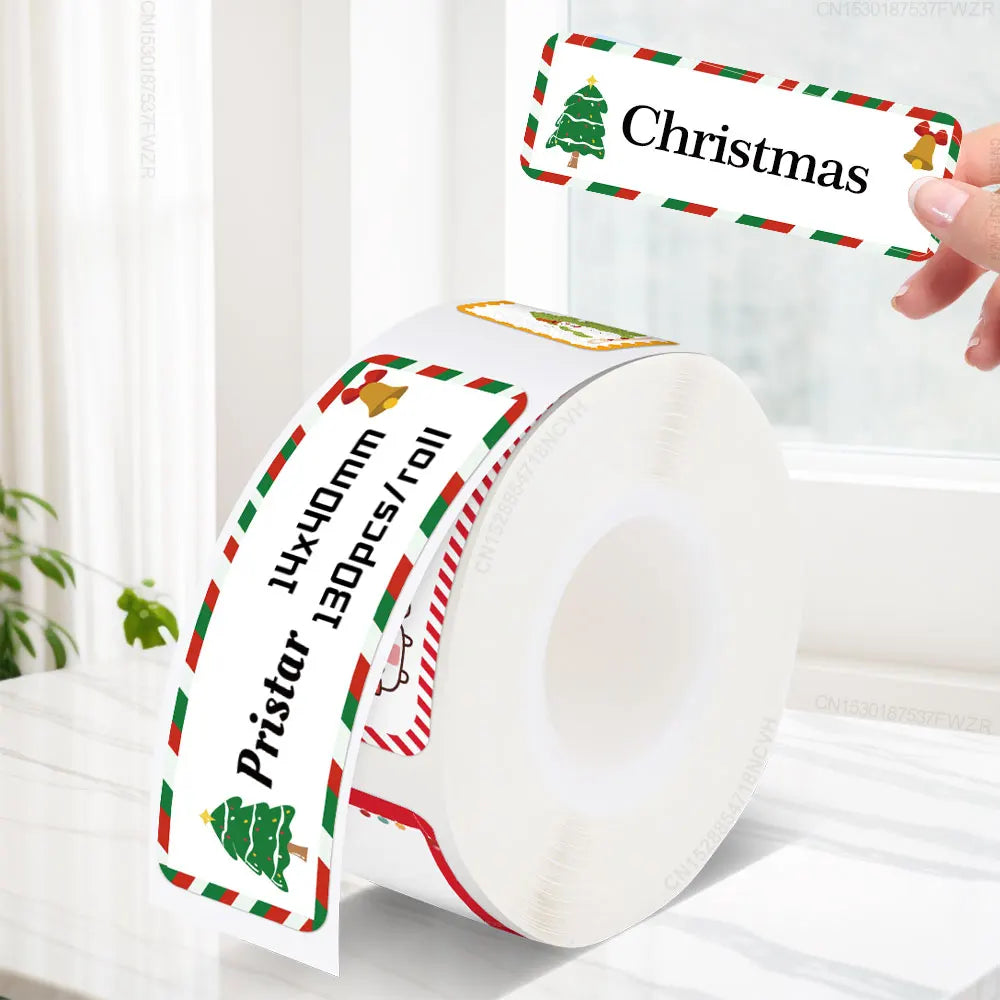 1PK P15 Transparent Label Tape 14mmx30mm Clear Waterproof Self Adhesive Label Sticker Paper for Marklife P15 P12 Label Maker