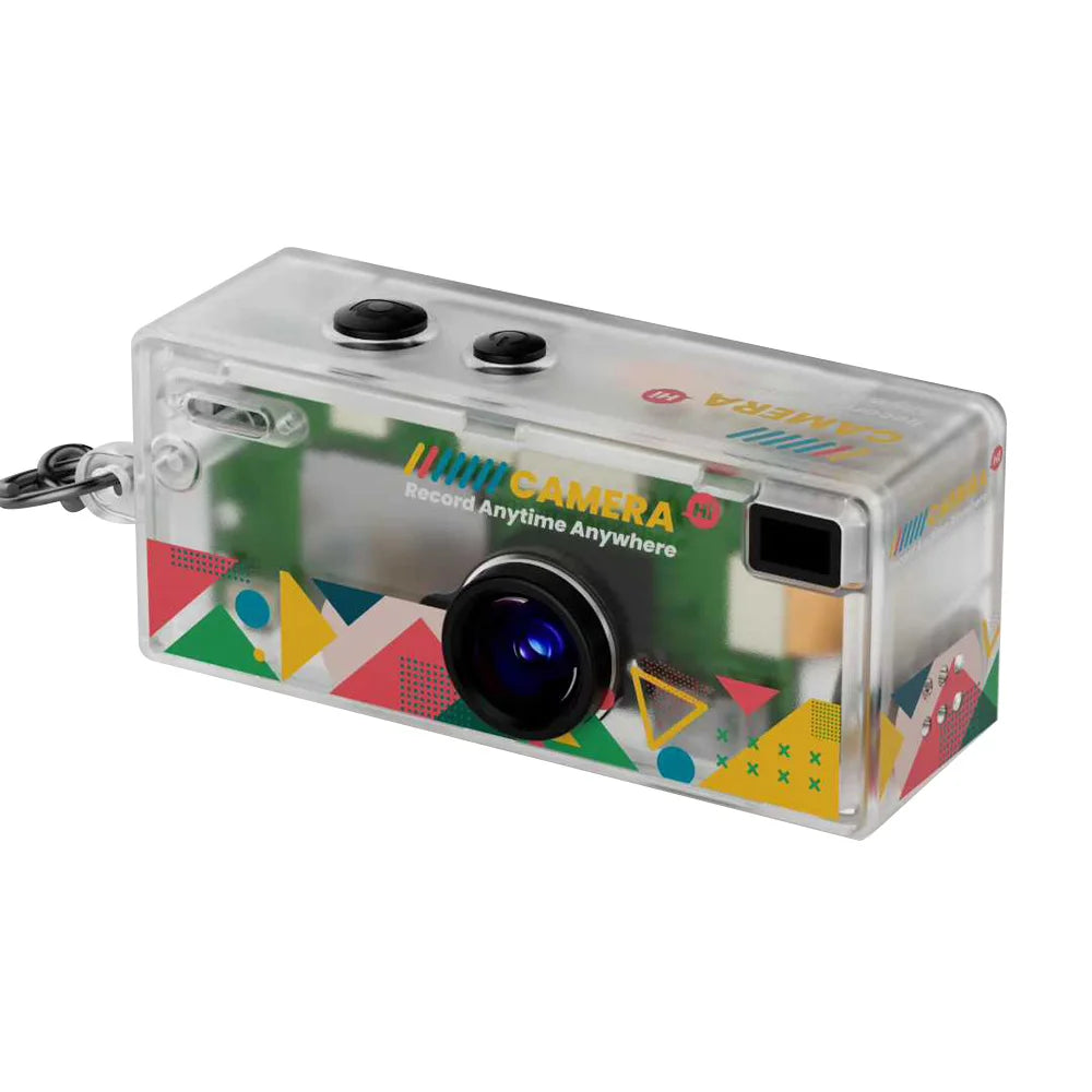 CHEGIT Thumb Keychain Camera 0.96inch Mini Action Camera Retro Support Memory Card 1080P Very Small Camcorder Video Recorder