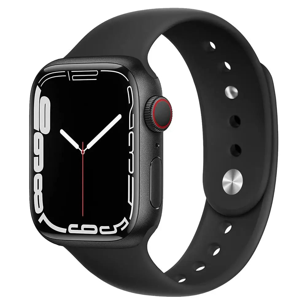 Silicone For Apple Watch Band 44mm 40mm 45mm 41mm 42mm 38mm 49mm 41 44 45 mm Bracelet IWatch Series 7 6 5 4 3 SE 8 Ultra Strap
