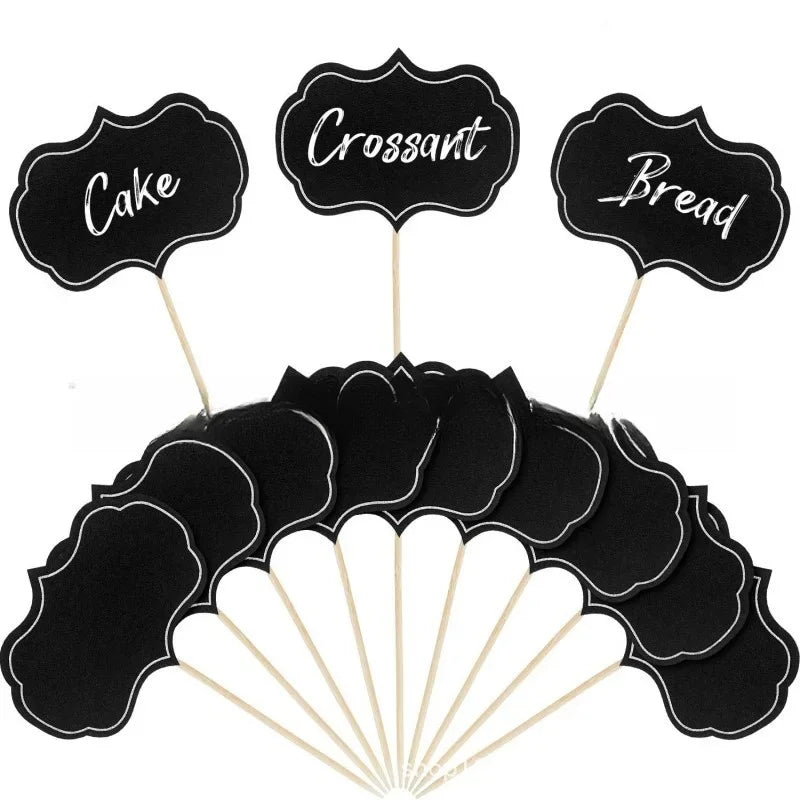 Mini Blackboard Paperboard Message Slate Business Card Holder Memo Label Brand Number Table Price for Home Restaurant Party