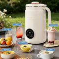 8-in-1 Multifunctional Automatic Nut Milk Machine&Coffee Maker, 40oz Auto Self-Cleaning Delay Start, Keep Warm Boil