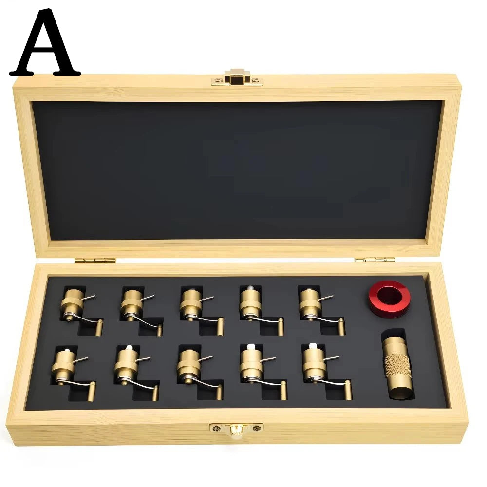 Mainspring Winder Set Brass Watch Repair Tool Wristwatch Repairing Kit DIY Watchmaker Tools Alloy Steel Watch Winding Tool