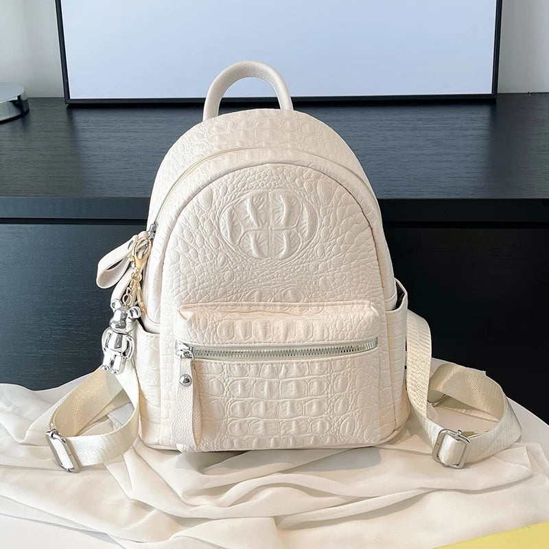 Women's Backpack Ladies Big Bagpack for Teenager Girl PU Leather Large Capacity Shoulder Bags for Women 2026 Mochilas Feminina