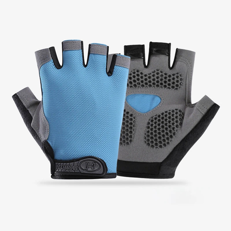 Gym Gloves Fitness Training Fingerless Men Women Bodybuilding Exercise Sports Gloves for Cycling Bicycle Anti Slip Breathable