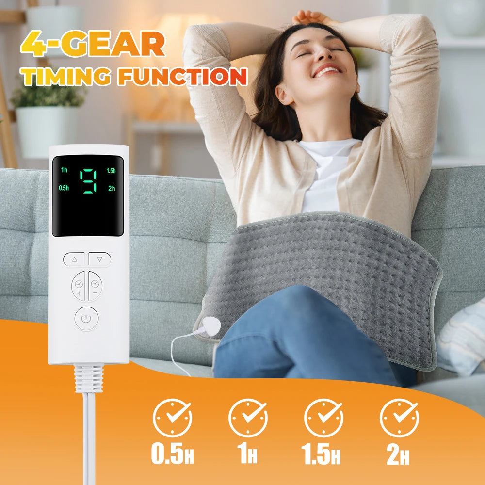 58x29CM Heating Pad 9 Level 4 Mode Timing Heating Blanket Warm Keeping Legs Abdomen Hands Body Warmer Heating Mat