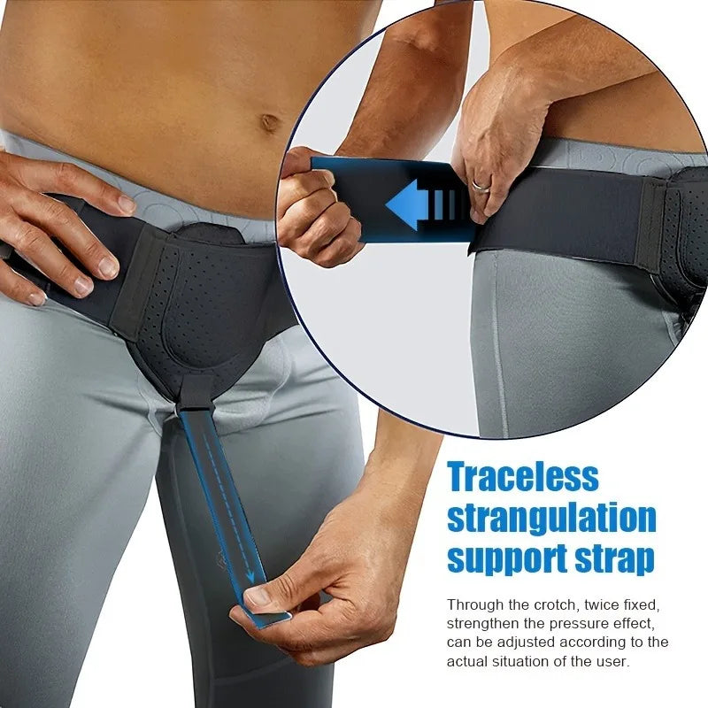 Hernia Belt Truss For Inguinal Sports Hernia Support Pain Relief Recovery Strap