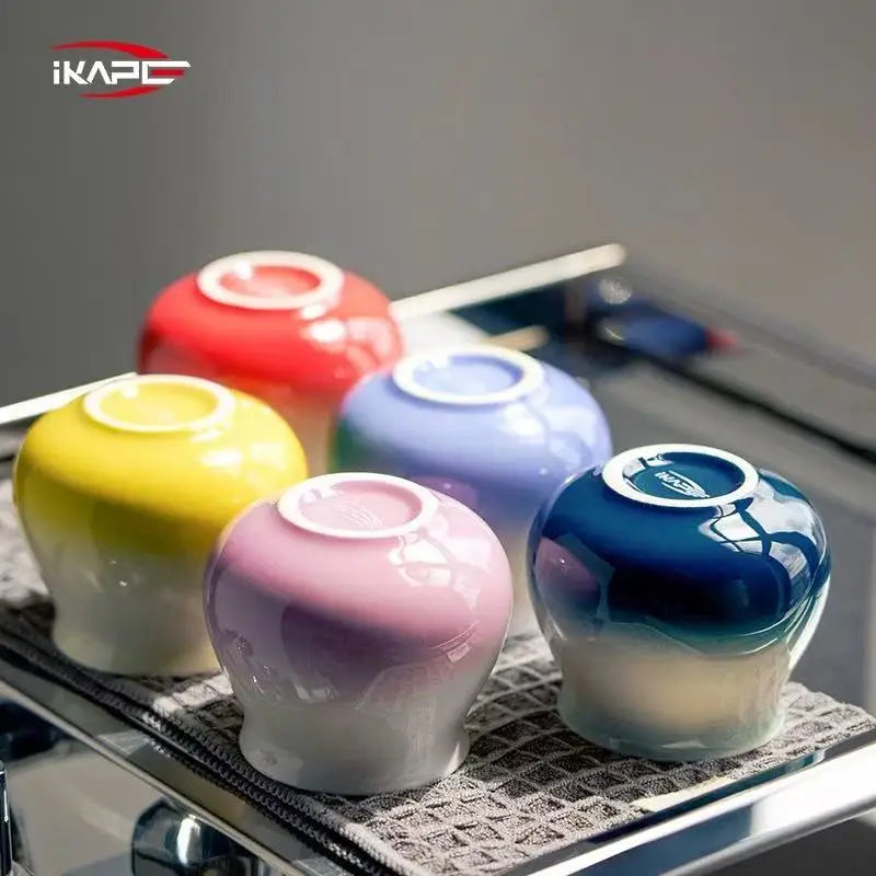 IKAPE Ceramic Coffee Mug Unisex 180ml Handled Mug Perfect for Latte, Cappuccino and Tea Microwave Safe Modern Unique Style