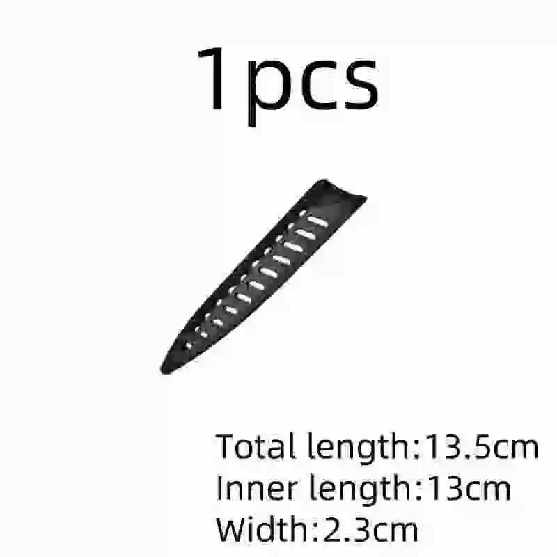 Kitchen Knife Sheath Black Plastic Knife Covers Knife Blade Protector Cover Guards Case Kitchen Accessories кухонні аксесуари
