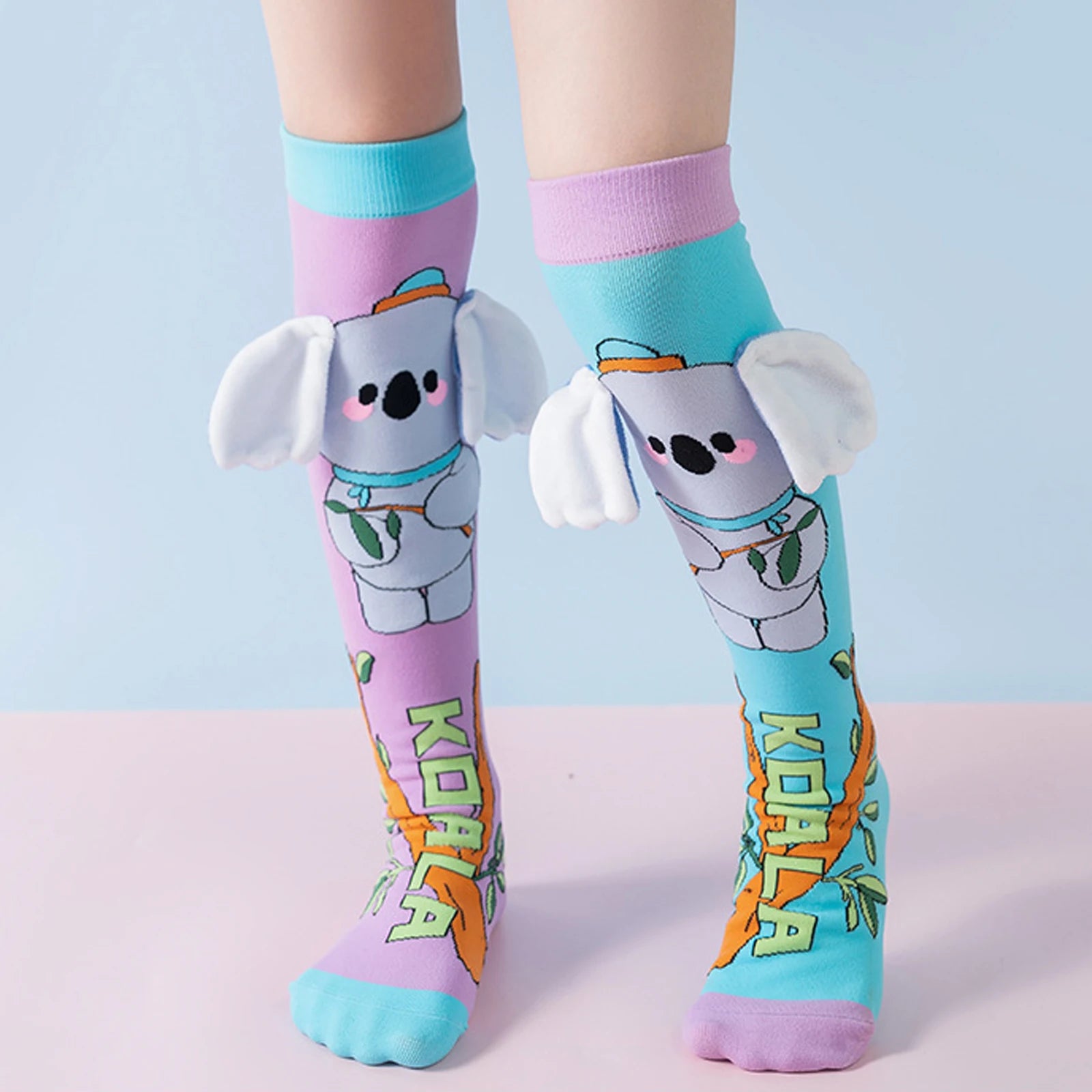 Cartoon Dog Rabbit Girls Boys Stockings Funny Penguin 3D Kids Socks Party Festival Children Long Socks Knee-high Socks
