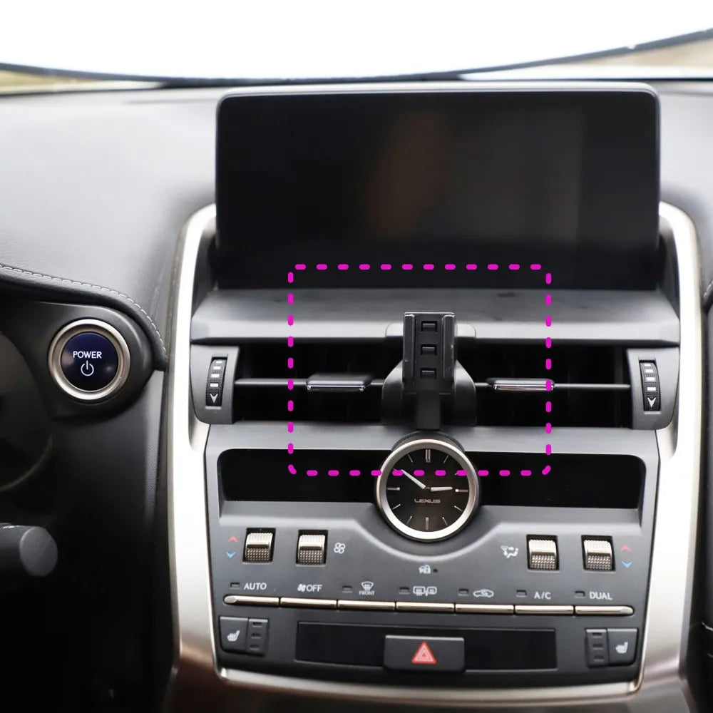 For Lexus NX 2014 2015 2016 2017 2018 2019 2020 2021 Car Phone Mount Wireless Charger Special Mobile Phone Holder Fixed Stand