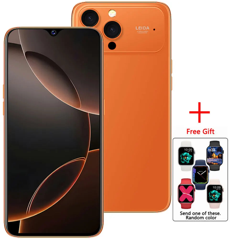 2026 NEW For i17 Pro Max Smartphone Original 7.0HD Cellphones 5G Dual Card Mobile Phones 8000mAh Android 15 Unlocked Cell Phone