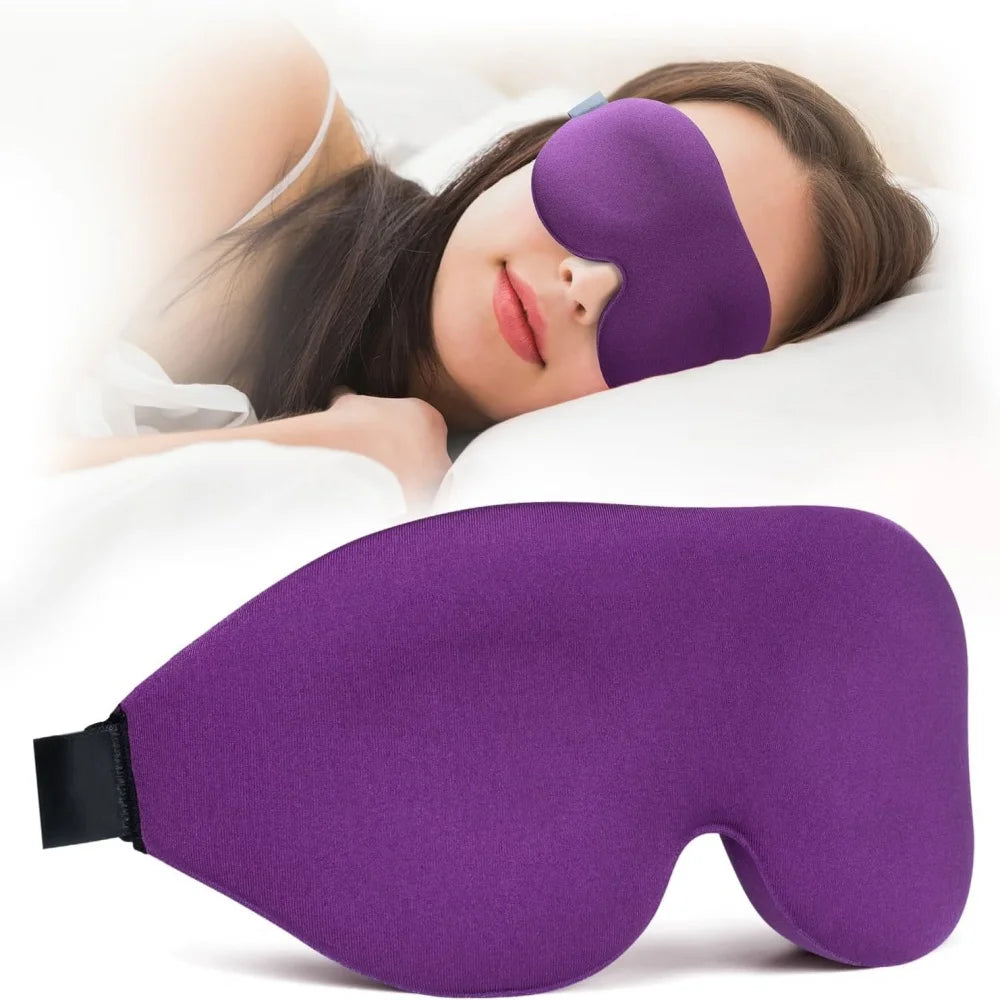 3D Eyepatch Sleeping Mask Block Out Light Soft Paded Sleep Rest Relax Aid Cover Patch Blindfold Face Shade Eyeshade Eyes Patchs