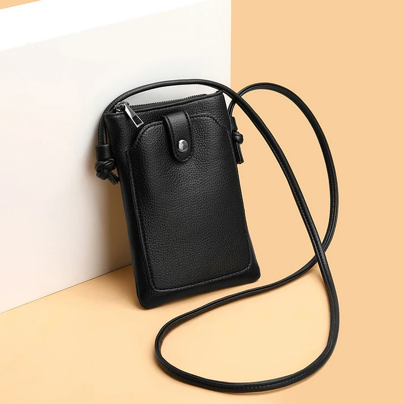 Small Crossbody Shoulder Bag For Women Cellphone Purse Card Holder Ladies Fashion PU Leather Handbags