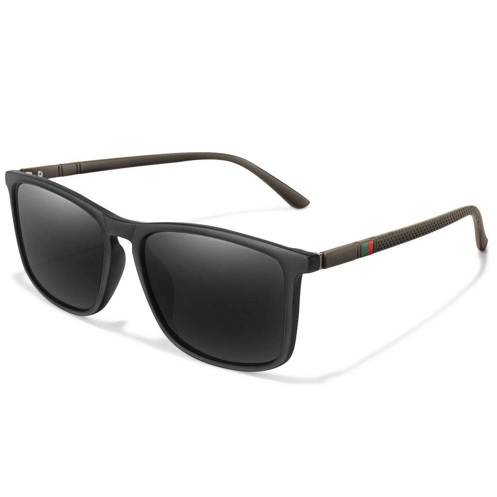 Luxury Square Vintage Polarized Windproof Cycling Sunglasses UV400 Male Eyewear Men Women Fashion Travel Driving Fishing Glasses