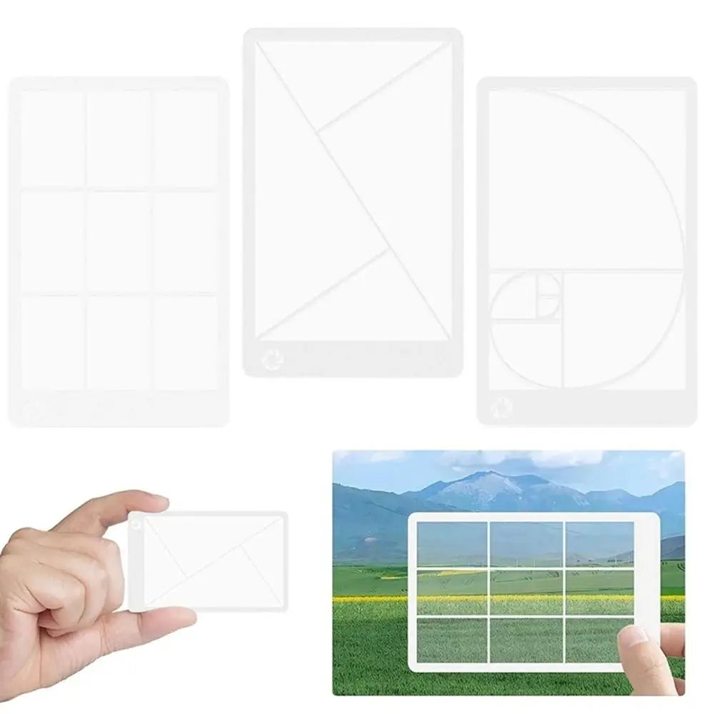 Viewfinder Ruler Golden Ratio Ruler Clear Fibonacci Composition View Finder Viewer Photography Painting Art Tool