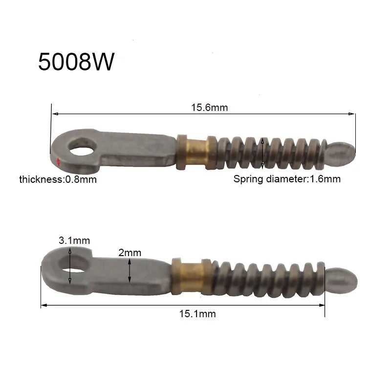 1800pcs Eyeglasses Spring Insert Glasses Repairing Flex Temples Optical Frame Broken Replacement Accessory
