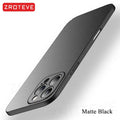 For iPhone 18 17 16 Pro Max 17e 16e 15 14 Plus 13 Mini Case ZROTEVE Ultra Slim Matte Hard PC Cover For IPhone17 Air Phone Case