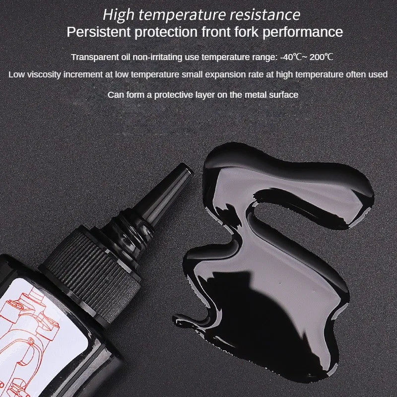 Bicycle Grease Bike MTB Front Fork Shock Absorber Oil Front And Rear Shock Absorber Silicone Oil Lubricating Oil Maintenance