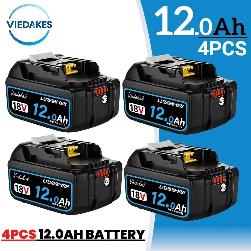 100% Original 18V 12000mah Fast Charging Lithium-ion Battery ◇ For Makita 18v BL1850 BL1840 BL1830 Battery◇
