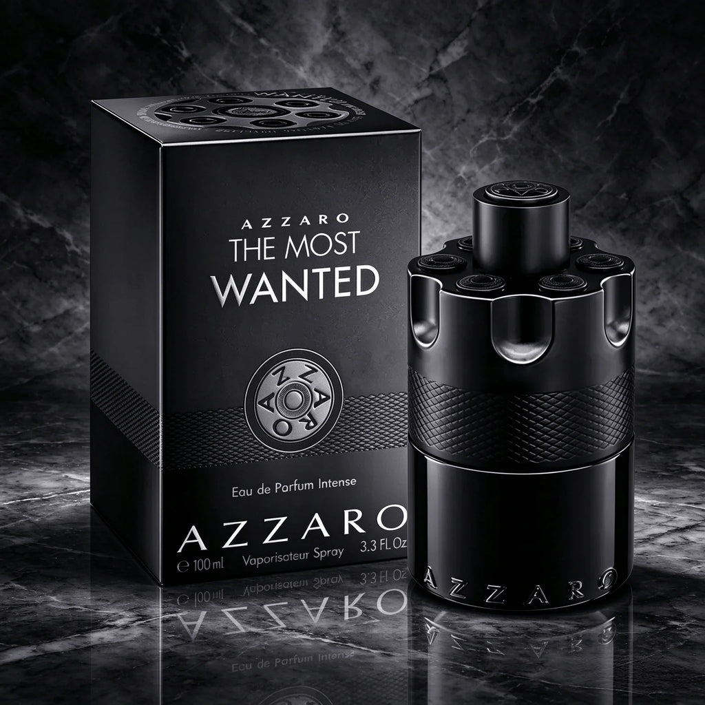 Azzaro The Most Wanted Eau de Parfum Intense 100ml Unisex Perfume Spray, Warm Fougère Woody Amber Fragrance with Cardamom Toffee & Amber Wood Notes, Magnetic Long Lasting Designer Cologne for Men Women Birthday Holiday Gift