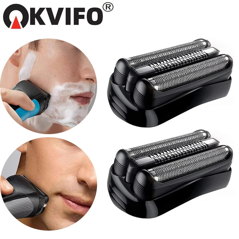 KVIFO 21B For Braun Series 3 32B 32S Electric Shaver Head Accessories Knife Membrane 301S 310S 320S 340S 360S 3040S 3010s 3050