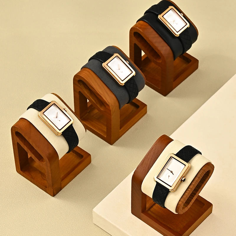 Oirlv Wooden Jewelry Organizer Bracelet Watch Display Stand Jewelry Storage Holder Watch Rack Watch Display Props For Showcase