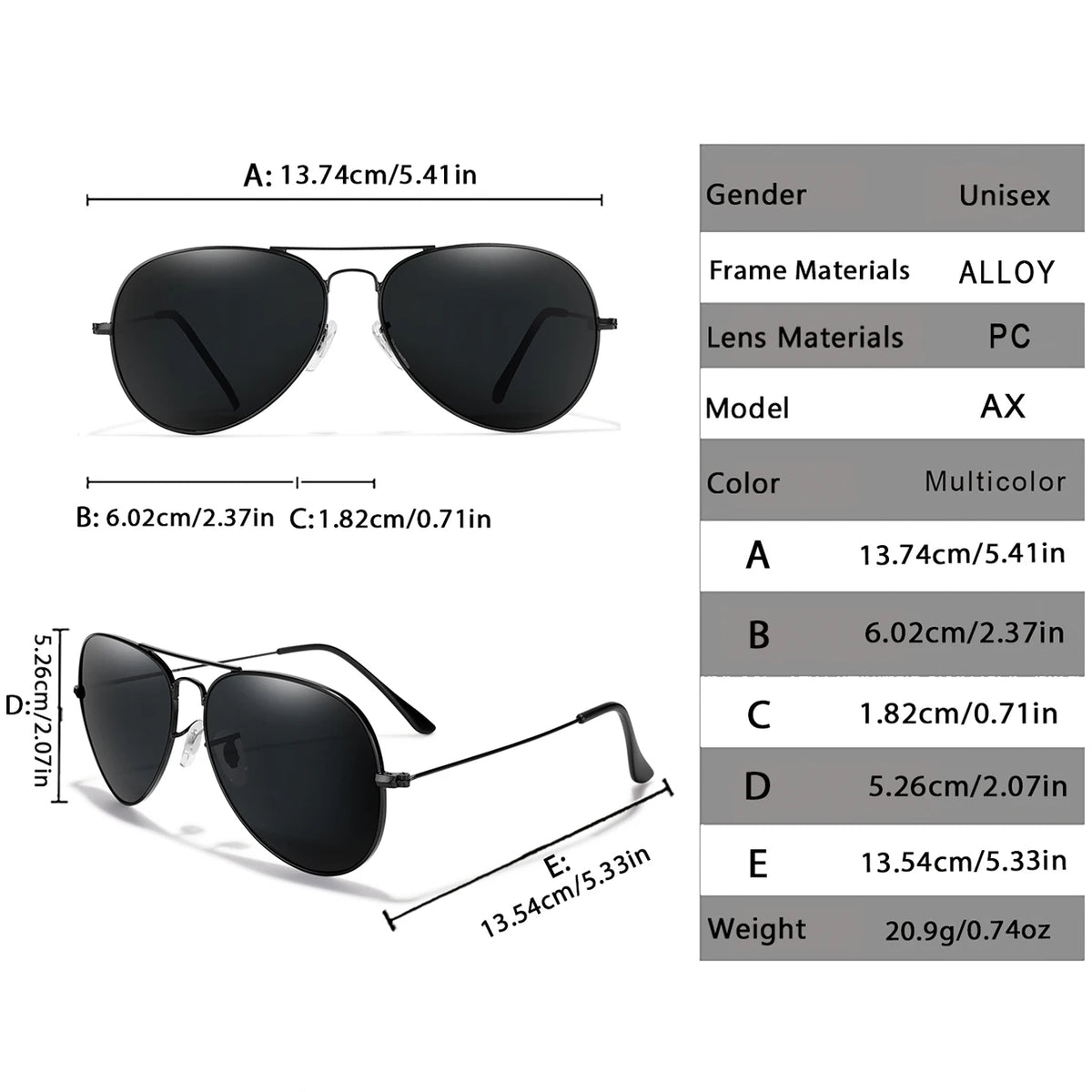 Classic Cycling Sunglasses Luxury Pilot Sun Glasses for Men Women Outdoor Sports Hiking Designer Vintage Black Eyeglasses UV400
