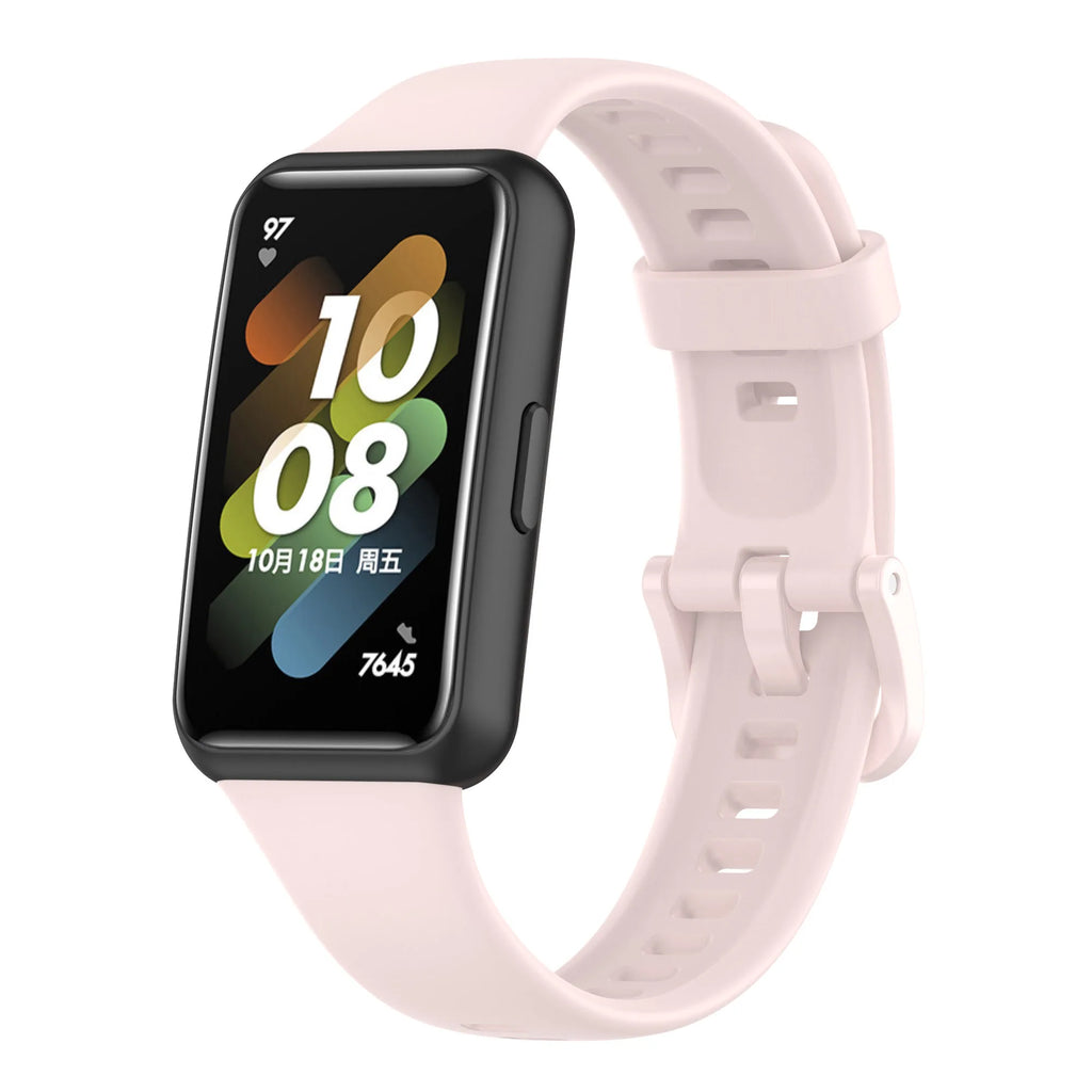 Silicone Band for Huawei Band 7 Strap 45mm Correa Bracelet Huawei Band Series 7 45mm Strap Watch Protective Accessories