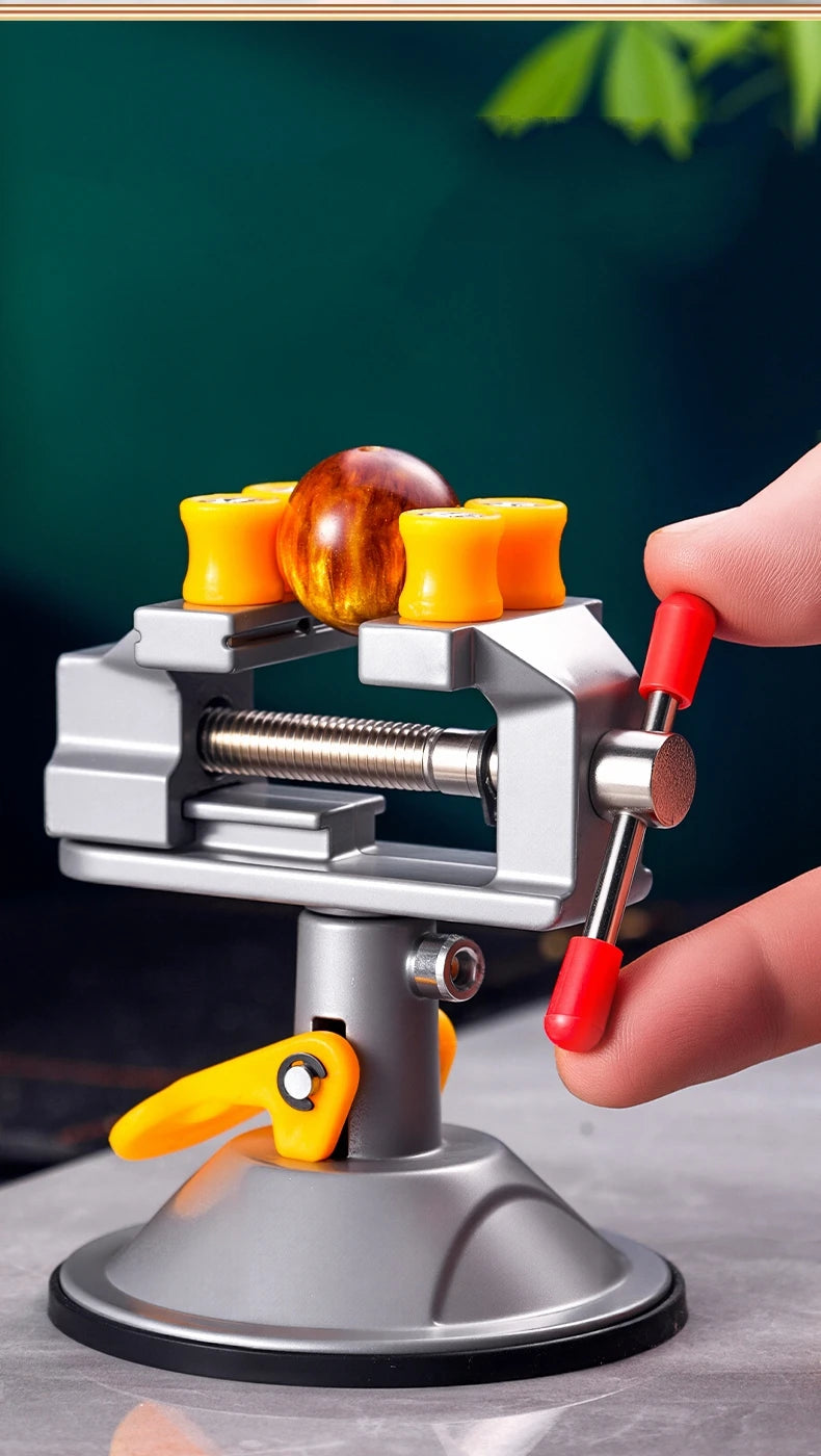 Universal Mini Table Vise Clamp 360° Suction Vice Clamp Drill Press Vise Table Bench Vice Craft Vise DIY Sculpture Craft Carving