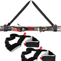 Nylon Skiing Bags Adjustable Pole Shoulder Hand Carrier Lash Handle Straps Porter Hook Loop Protecting For Ski Snowboard