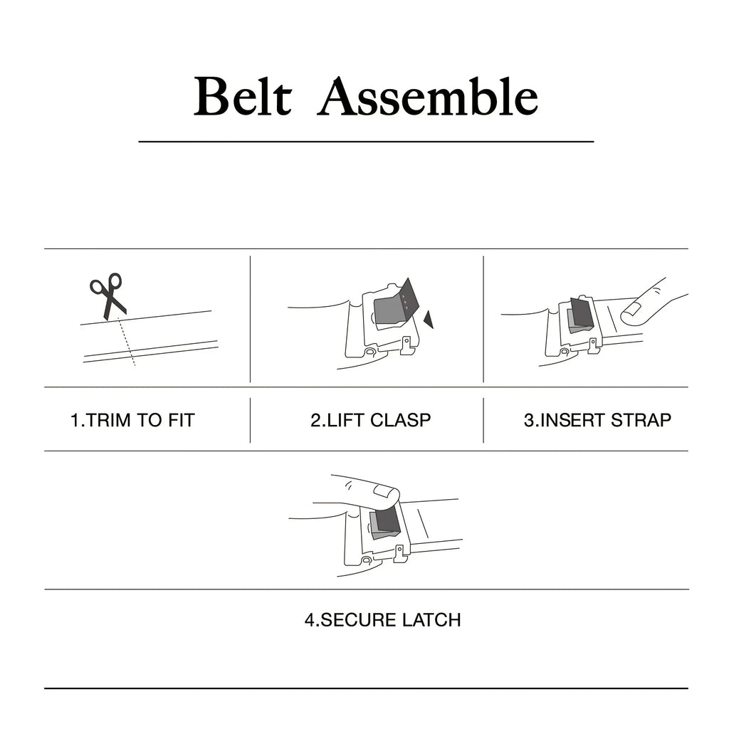 Belt Body No Buckle for Automatic Buckle 2.4 2.8 3.0 3.5cm Width Leather Belts Straps Without Buckle for Men Women 4 Size Wide