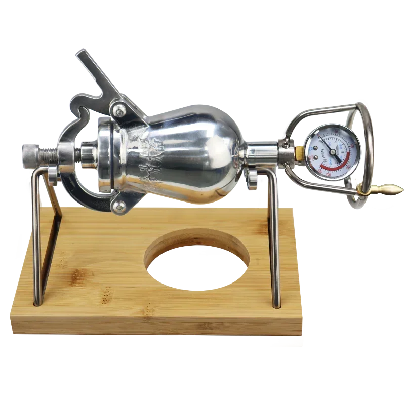 300ml Hand Popcorn Machine Open Firing Popcorn Puffing Machine Stainless Steel Mini Popper Small Manual Popcorn Maker