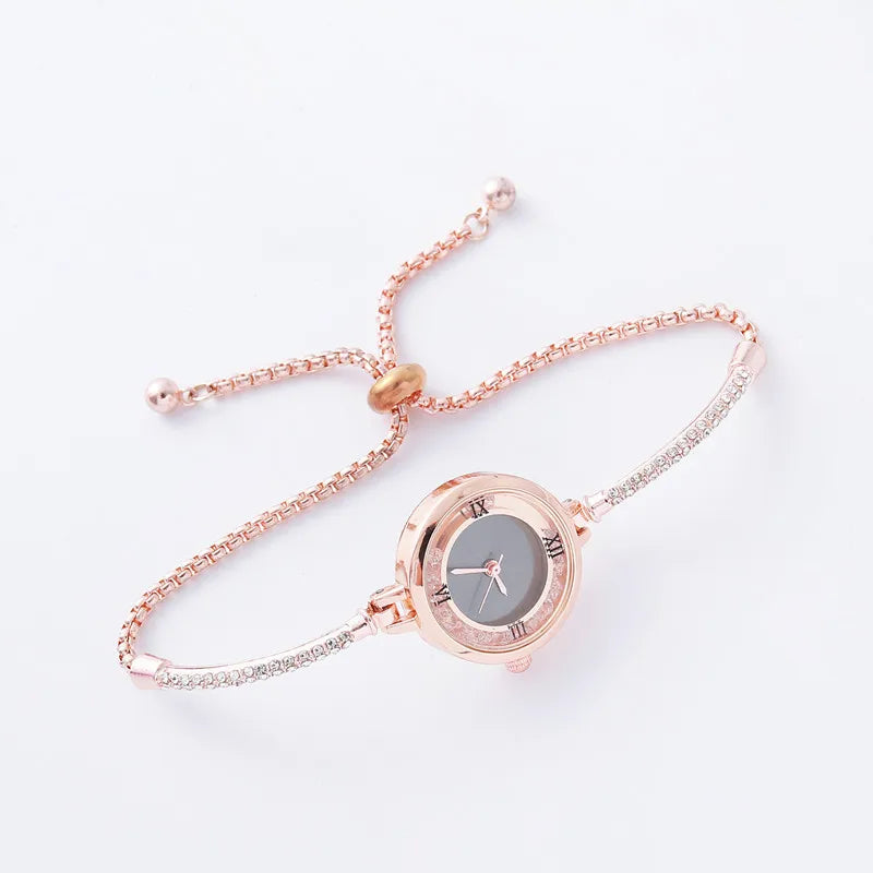 New Fashion Rhinestone Women's Watch Fine Strap Female Analog Quartz Watches Clock Gift Reloj Mujer