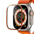 Screen Protector Glass for Apple Watch Ultra 2 49mm Metal Tempered Frame Film Anti-Scratch IWatch Series Ultra 49 mm Accessories