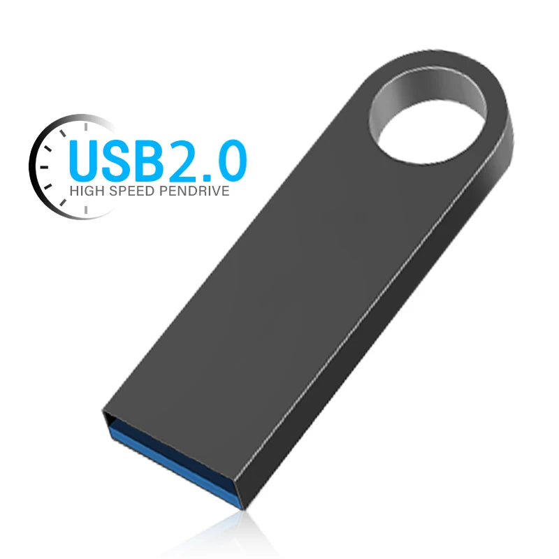 USB Flash Drive 2.0 Flash Pendrive 128GB 64GB 32GB 16GB Cle USB2.0 Metal Stick Pen Drive High Speed 8GB 16GB 32GB 64GB 128GB
