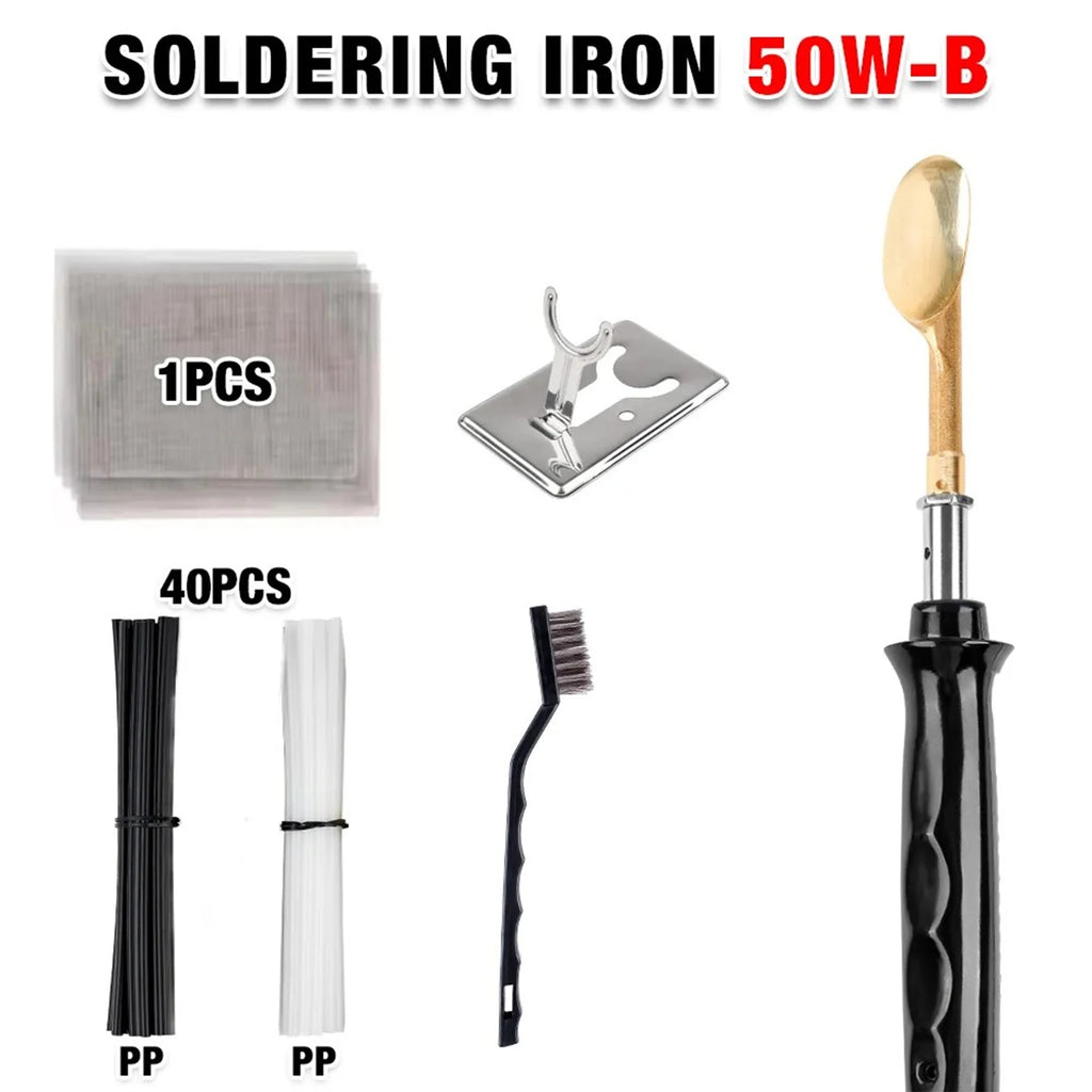 50W / 100W Home Leather Ironing Tool Crack Repair Smoothing Tool Repair Plastic Soldering Iron Car Bumper Welding Machine,Tools