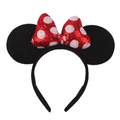 Fashion Mouse Ears Hairband for Women and Ladies Polka Dot Bow Mini Ears Costume Accessories Girls Headband