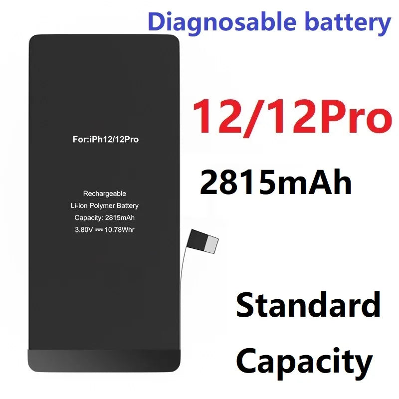 Wholesale Diagnostic Battery Standard Capacity 0 Cycle No Pop Up 100% Heath On IOS 18 26 For Iphone 12 13 14 15 Pro Max