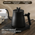 Gooseneck Electric Kettle 1L: Smart Temp Control for Pour-Over Coffee, Fast Boil Stainless Steel, 110V & 220V