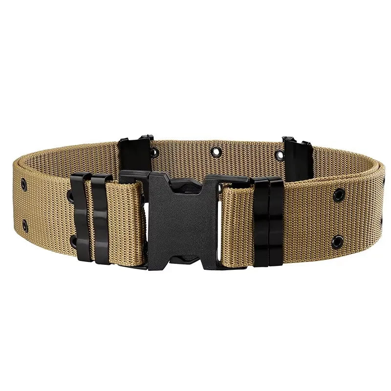 5.5CM Wide Men's Belt Outdoor Multi Function Belt High Quality Canvas For Nylon Male Luxury Belts Sports Jeans Belt Neutral Belt