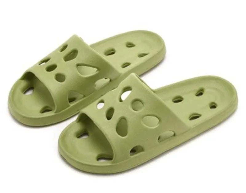 Summer Leaky Slippers Bathroom Bathing Confortable Men Women Couple Home Indoor Non-slip EVA Sandals Slippers Beach Slippers