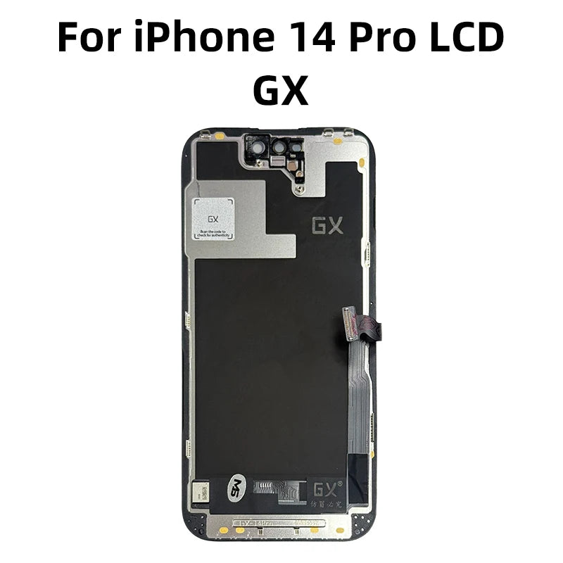 GX OLED For iPhone X XS XR XS Max LCD 11ProMax 13 ProMax 14ProMax 3D Touch Screen Digitizer 12 Mini 12 Pro Max Replacement Parts