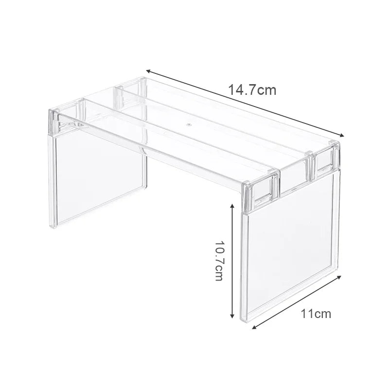Clear Refrigerator Organizer Rack – Single or 2-Piece